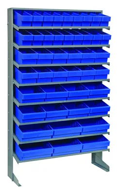 Quantum QPRS-5678BL Pick Rack, 12"D x 36"W x 60"H, 400 lb capacity, Gray