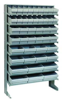 Quantum QPRS-5678GY Pick Rack, 12"D x 36"W x 60"H, 400 lb capacity, Gray