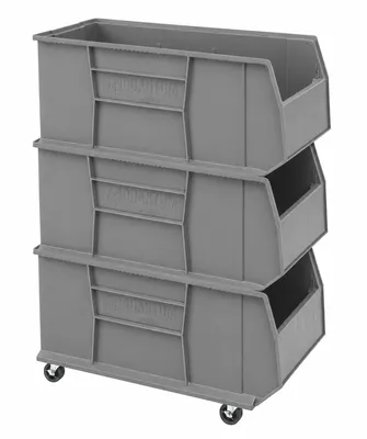 Quantum QRB166176GY Mobile RackBin 42" Container Kit, Gray
