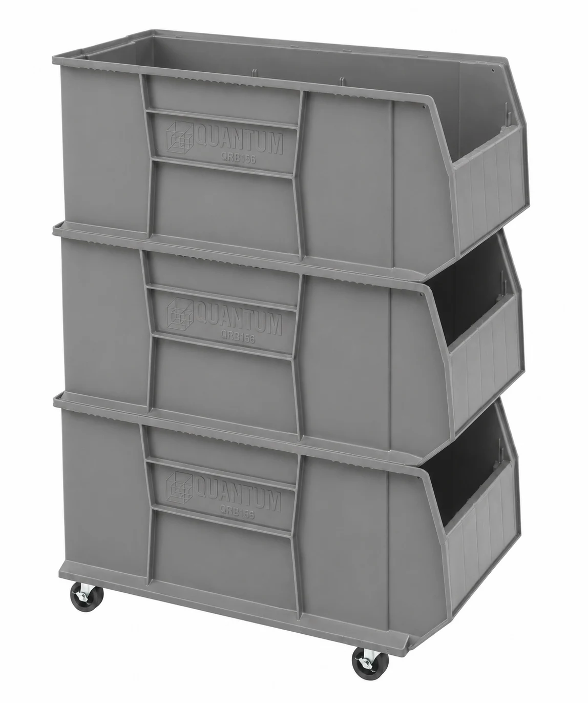 Quantum QRB166176GY Mobile RackBin 42" Container Kit, Gray