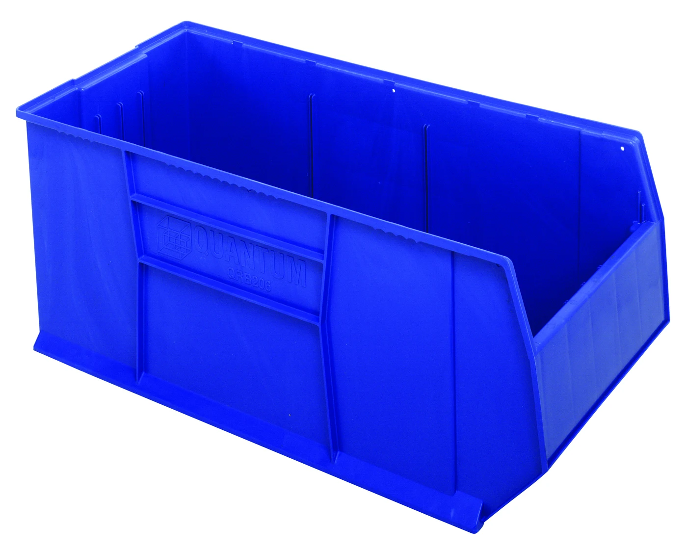 Quantum QRB206BL RackBin 42" Container, 19-7/8"W x 41-7/8"L x 17-1/2"H, 180 lb capacity, Blue