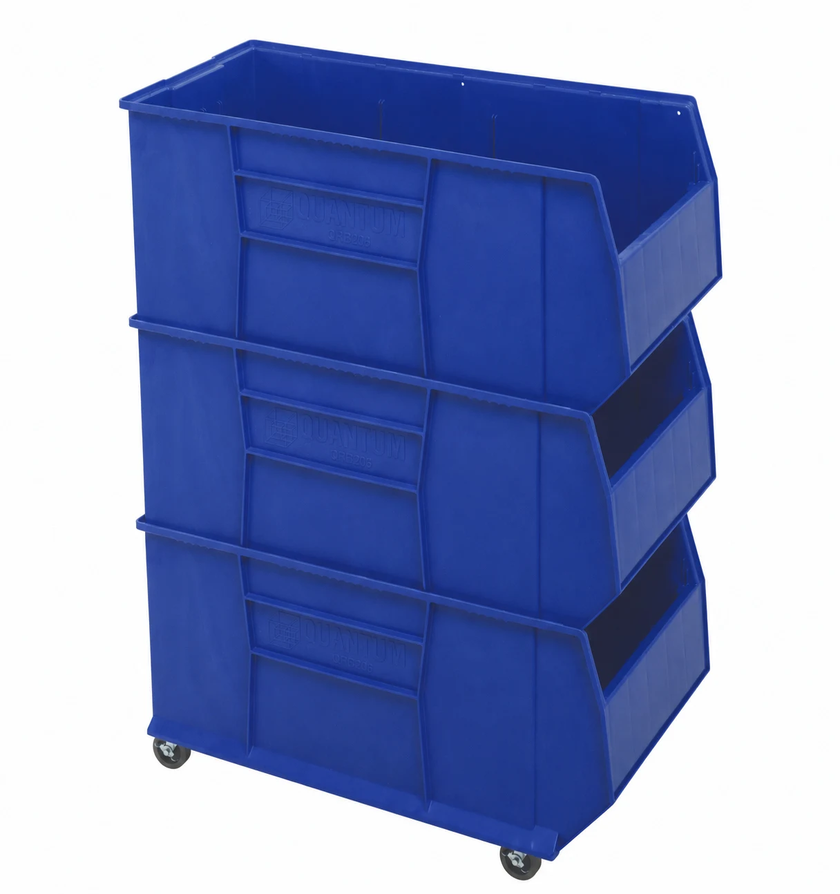 Quantum QRB206216BL Mobile RackBin 42" Container Kit, Blue