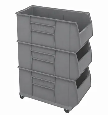 Quantum QRB206216GY Mobile RackBin 42" Container Kit, Gray