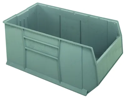 Quantum QRB246GY RackBin 42" Container, 23-7/8"W x 41-7/8"L x 17-1/2"H, 180 lb capacity, Gray