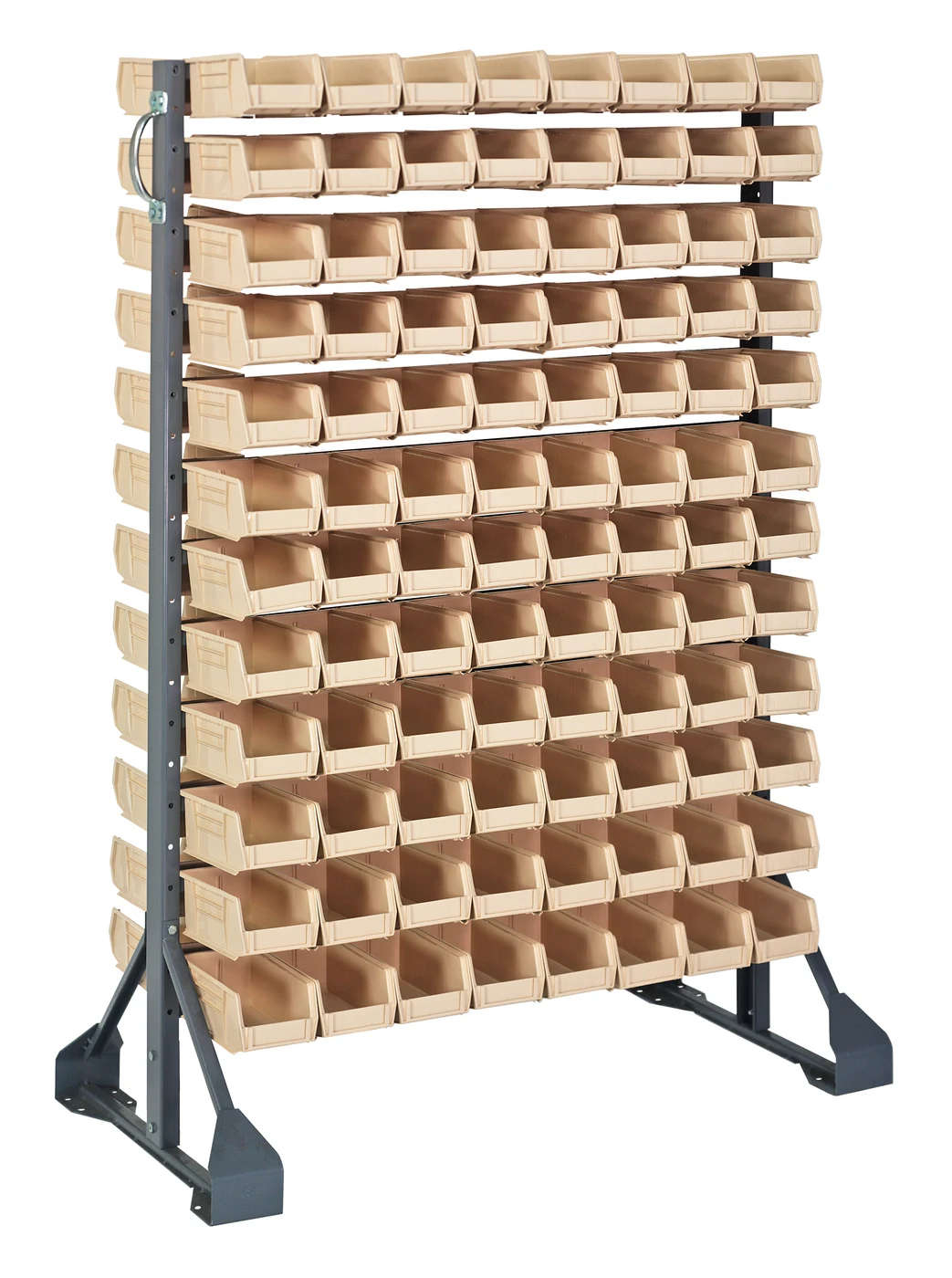 Quantum QRU-12D-220-192IV Double-Sided Rail Rack, 36"L x 20"W x 53"H, 1600 lb capacity, Gray