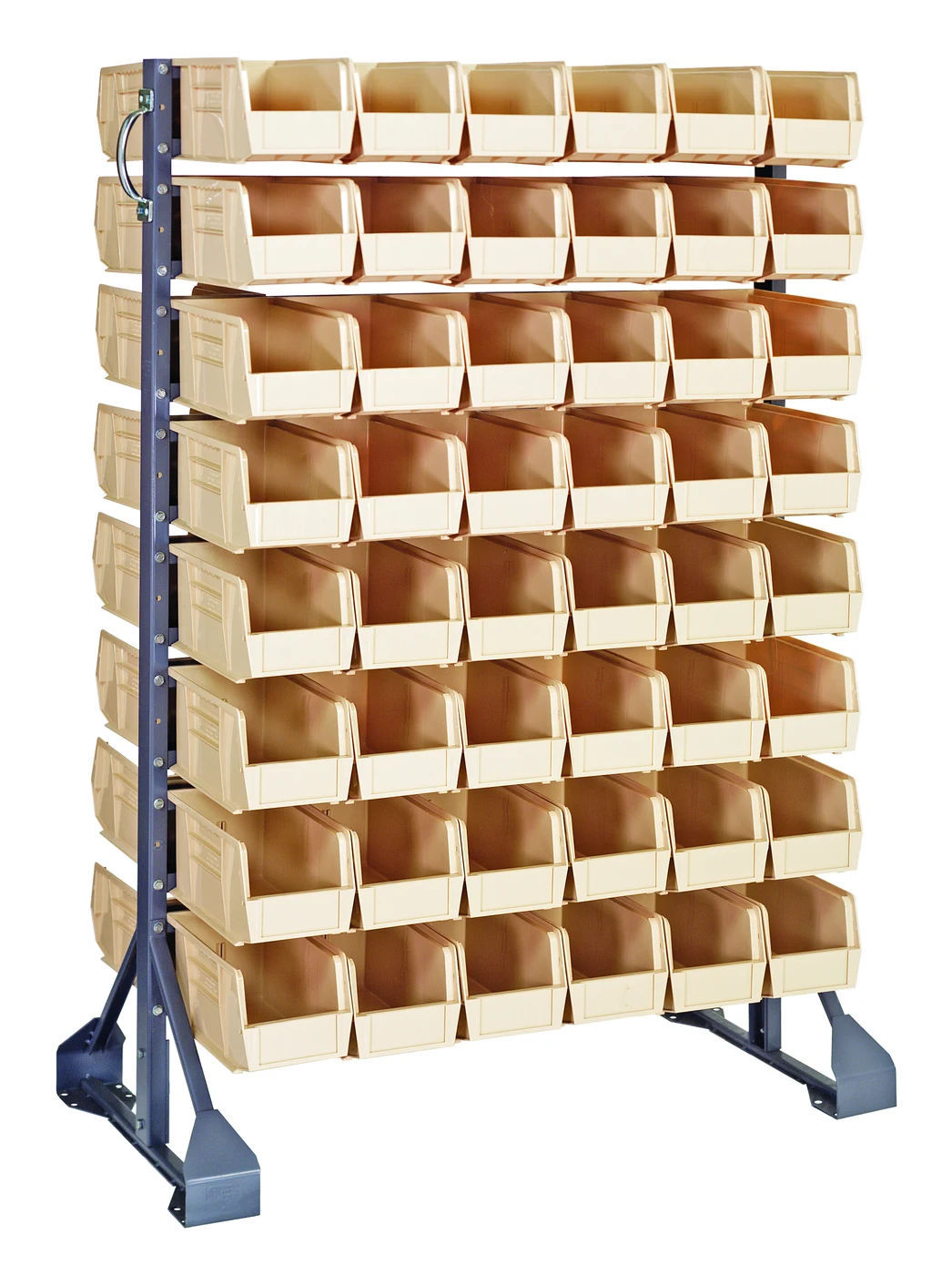 Quantum QRU-16D-220230240IV Double-Sided Rail Rack, 36"L x 20"W x 53"H, 1600 lb capacity, Gray