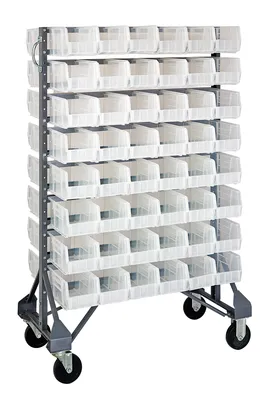 Quantum QRU-MOB Rail Rack Mobile Kit for Use with Double Sided Systems — in use