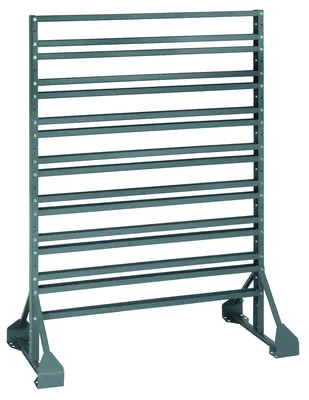 Quantum QRU-16D Double-Sided Rail Rack, 36"L x 20"W x 53"H, 1600 lb capacity, Gray