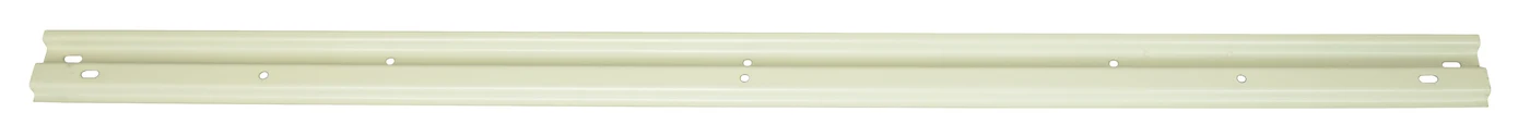 Quantum QRU-1WHC Wall Rail, 8"W x 3"H, 125 lb capacity, Oyster White