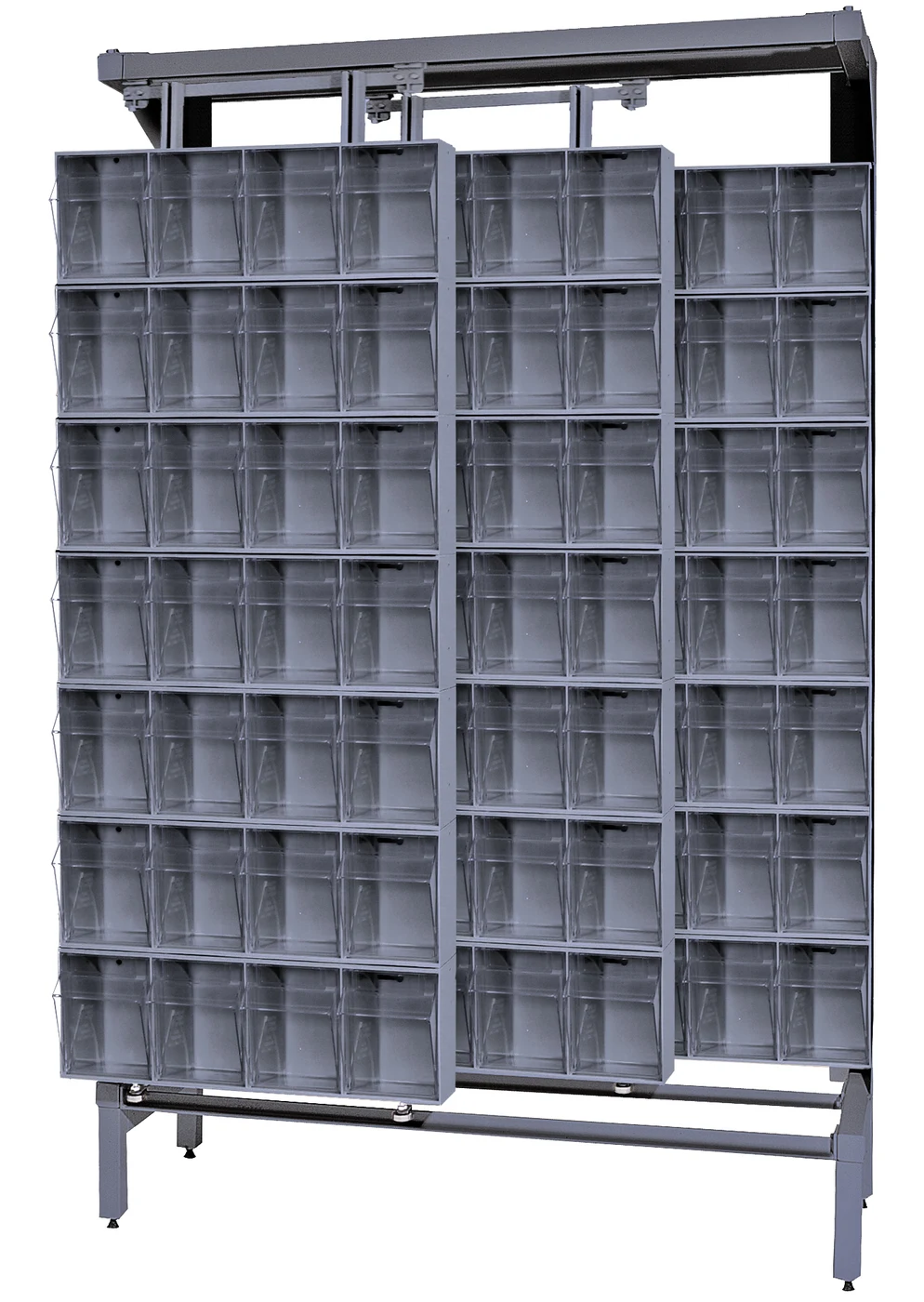 Quantum QS-304-28GY Free Standing Slider, 48"W x 18"D x 77"H, 2000 lb capacity, Gray