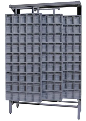 Quantum QS-305-36GY Free Standing Slider, 48"W x 18"D x 77"H, 2000 lb capacity, Gray