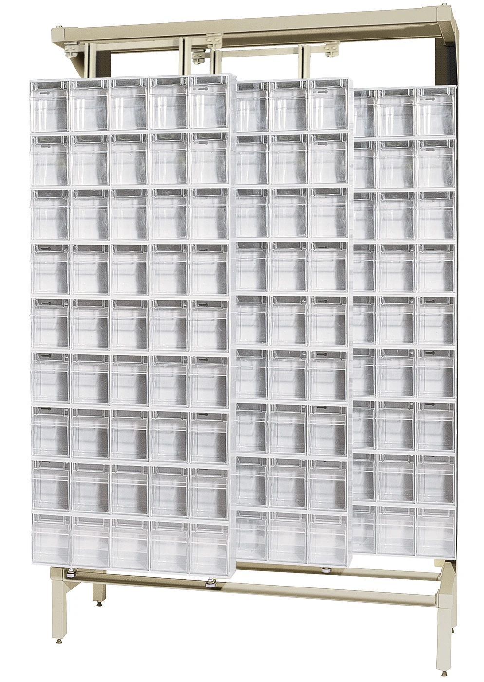 Quantum QS-305-36WT Free Standing Slider, 48"W x 18"D x 77"H, 2000 lb capacity, Ivory