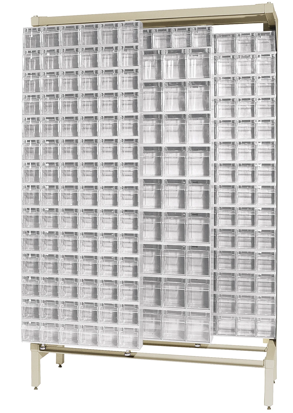 Quantum QS-305306-52WT Free Standing Slider, 48"W x 18"D x 77"H, 2000 lb capacity, Ivory