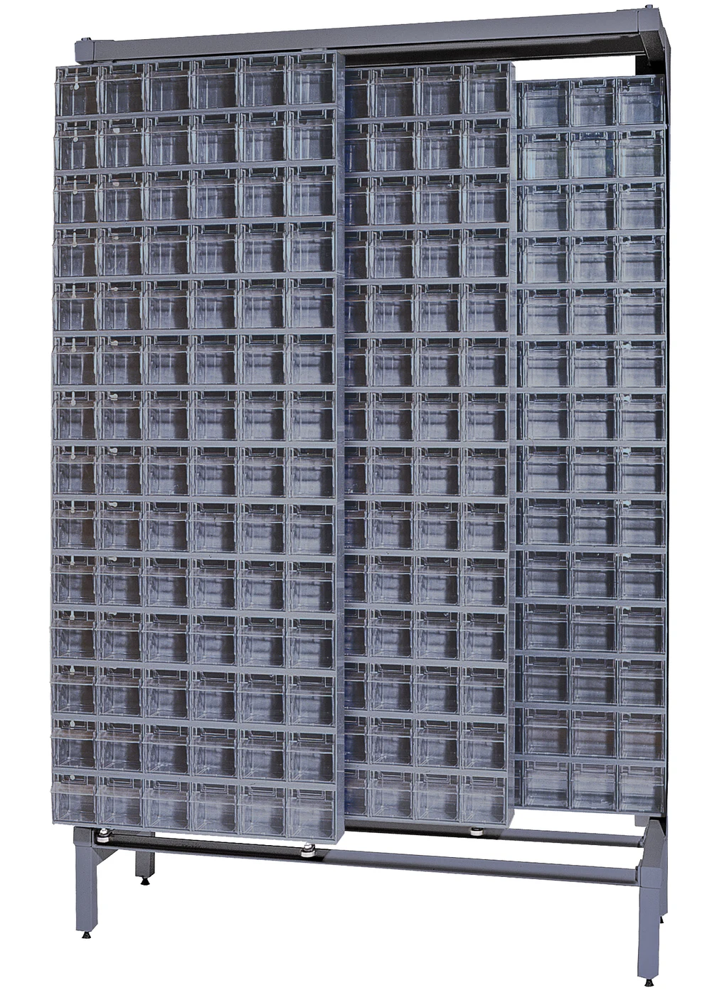 Quantum QS-306-56GY Free Standing Slider, 48"W x 18"D x 77"H, 2000 lb capacity, Gray