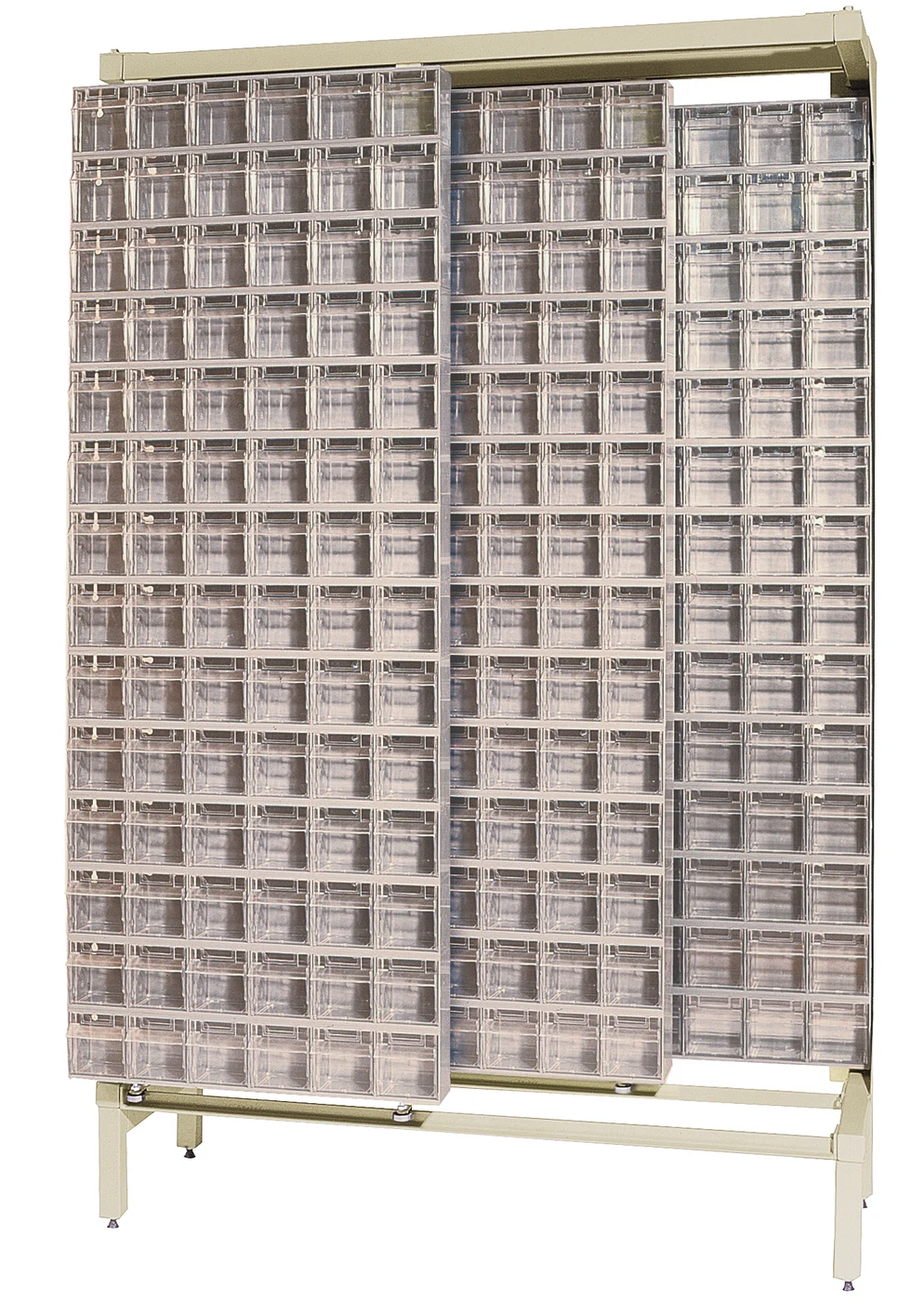 Quantum QS-306-56IV Free Standing Slider, 48"W x 18"D x 77"H, 2000 lb capacity, Ivory