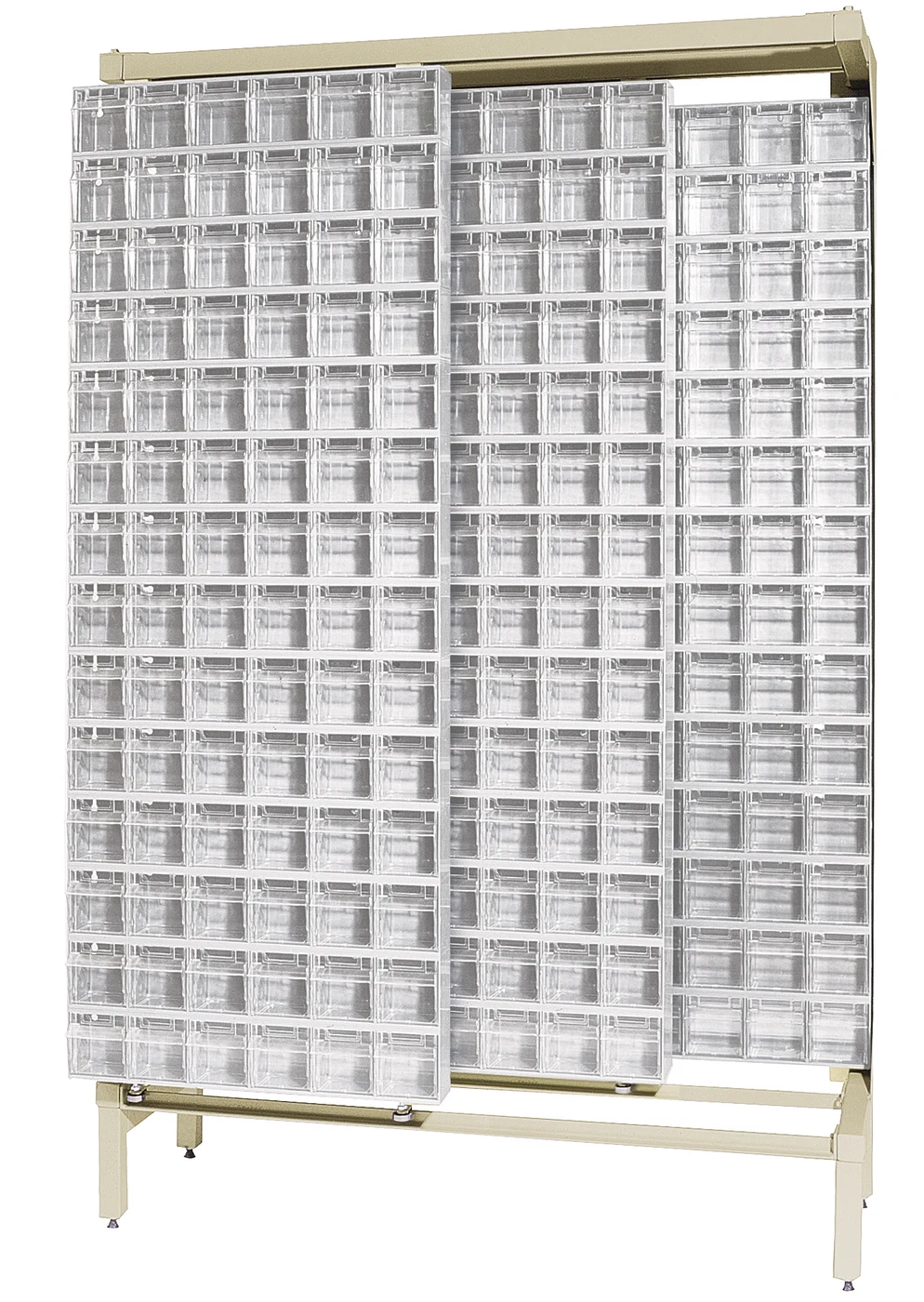 Quantum QS-306-56WT Free Standing Slider, 48"W x 18"D x 77"H, 2000 lb capacity, Ivory