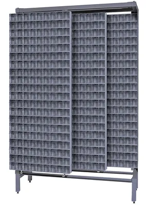 Quantum QS-309-80GY Free Standing Slider, 48"W x 18"D x 77"H, 2000 lb capacity, Gray