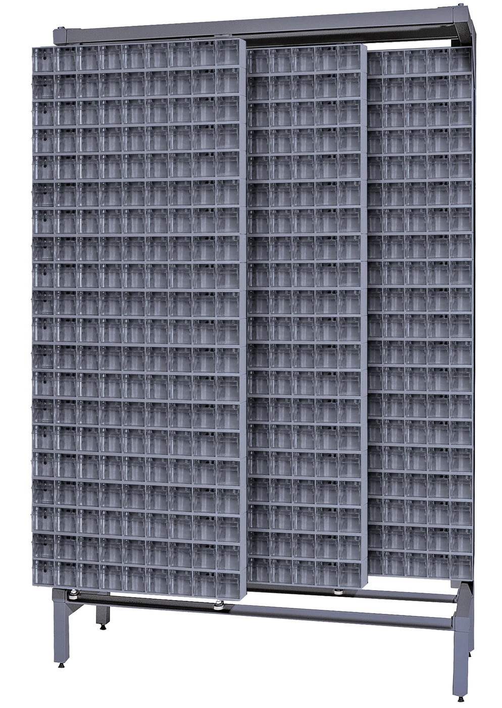 Quantum QS-309-80GY Free Standing Slider, 48"W x 18"D x 77"H, 2000 lb capacity, Gray