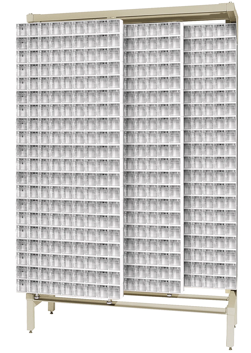 Quantum QS-309-80WT Free Standing Slider, 48"W x 18"D x 77"H, 2000 lb capacity, Ivory