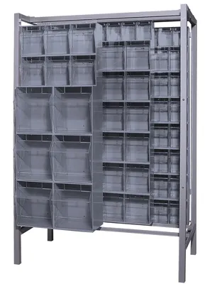 Quantum QS-BIG-101GY Free Standing Slider, 51-1/4"W x 26"D x 77"H, 2000 lb capacity, Gray