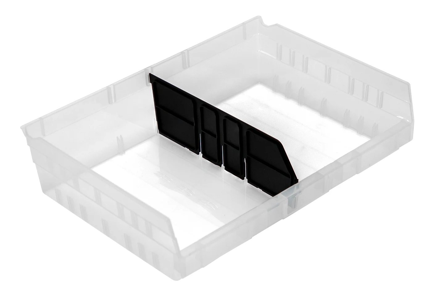 Quantum LDSB118 Bin Long Divider for Bin QSB118, Black, Pack of 6