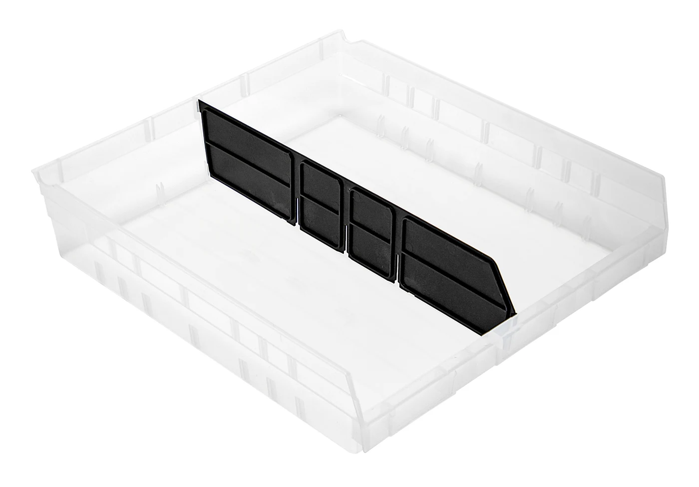 Quantum LDSB122 Bin Long Divider for Bin QSB122, Black, Pack of 6