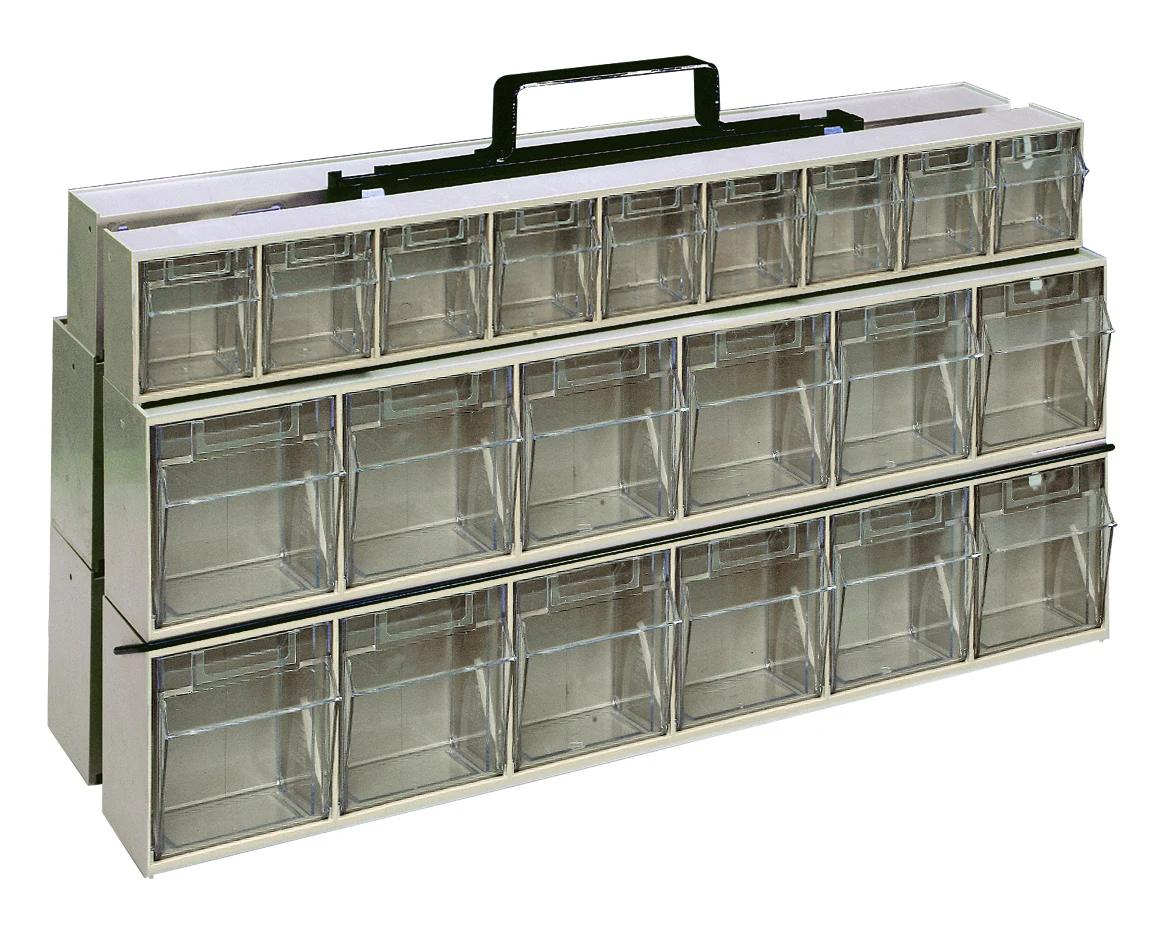 Quantum QTF320-42IV Tip Out Bin Portable Frame, 24"W x 14"H, Black