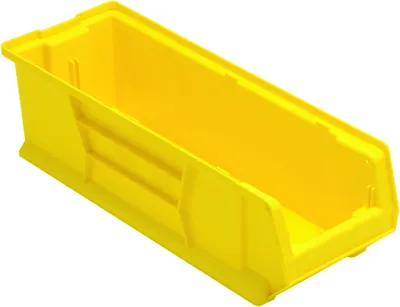 Quantum QUS950YLCS Hulk 24" Container, 23-7/8"L x 8-1/4"W x 7"H, Yellow, Case of 6