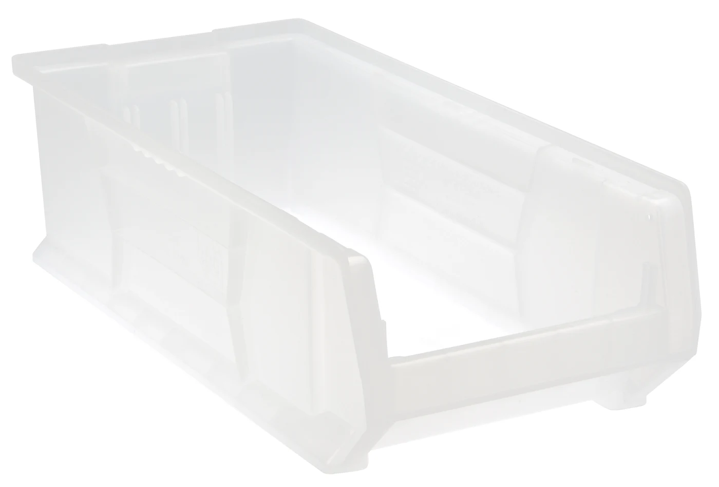 Quantum QUS952CLCS Hulk 24" Container, 23-7/8"L x 11"W x 7"H, Clear, Case of 4