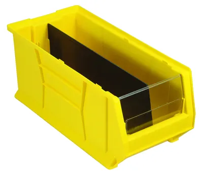 Quantum DUS950 Bin Divider for Use with QUS950, Black, Pack of 6 — in use