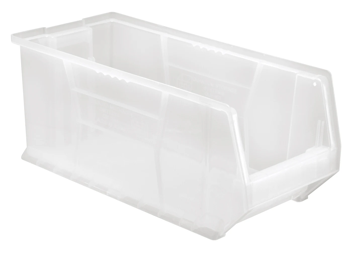 Quantum QUS953CLNB Hulk 24" Container, 23-7/8"L x 11"W x 10"H, Clear