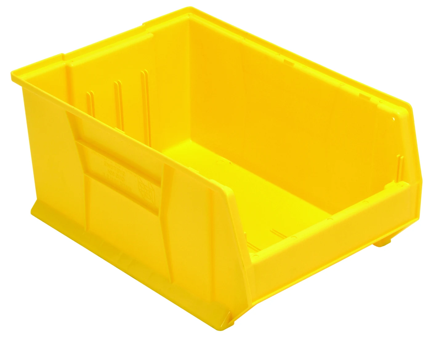 Quantum QUS954YL Hulk 24" Container, 23-7/8"L x 16-1/2"W x 11"H, Yellow