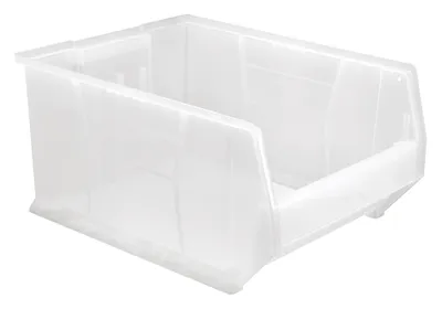 Quantum QUS955CLNB Hulk 24" Container, 23-7/8"L x 18-1/4"W x 12"H, Clear