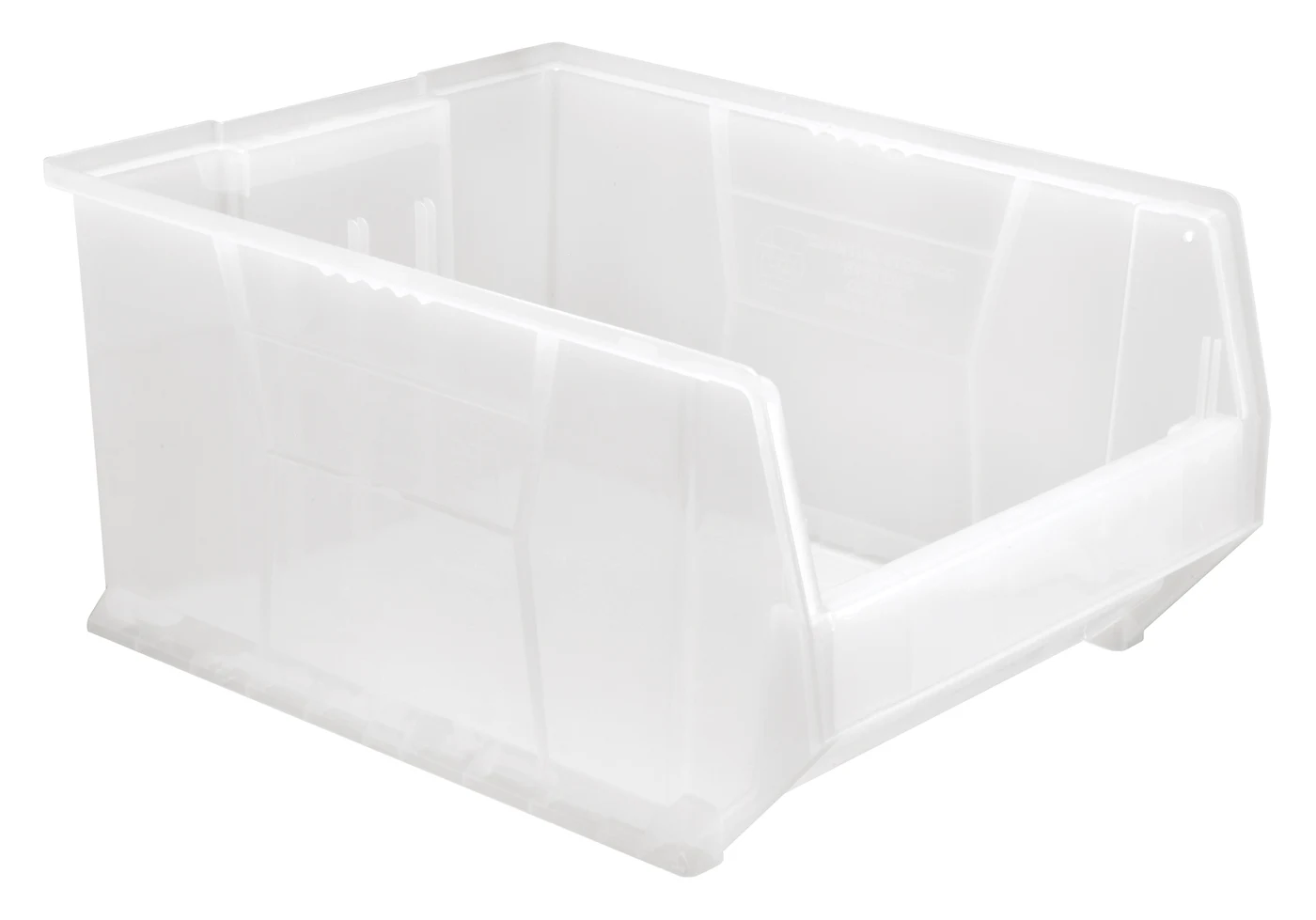Quantum QUS955CLNB Hulk 24" Container, 23-7/8"L x 18-1/4"W x 12"H, Clear
