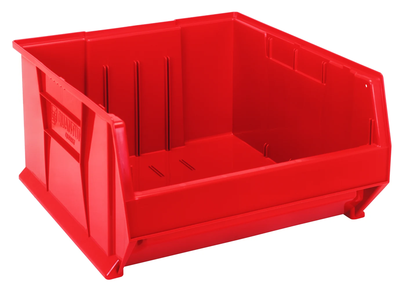 Quantum QUS957RDNB Hulk 24" Container, 23-7/8"L x 22-1/2"W x 12"H, Red