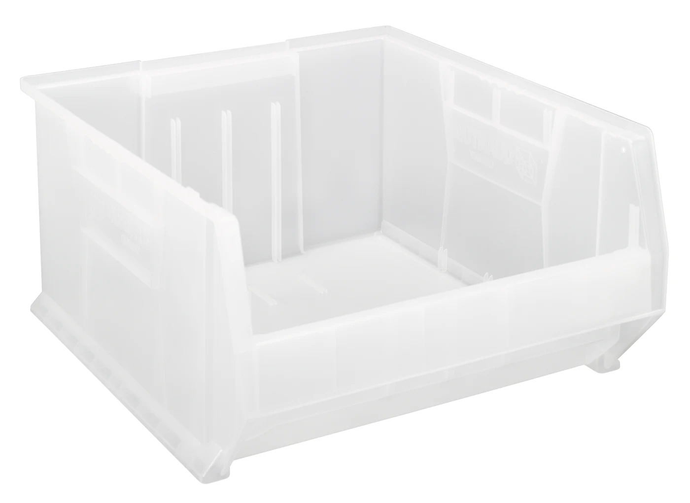 Quantum QUS957CLNB Hulk 24" Container, 23-7/8"L x 22-1/2"W x 12"H, Clear