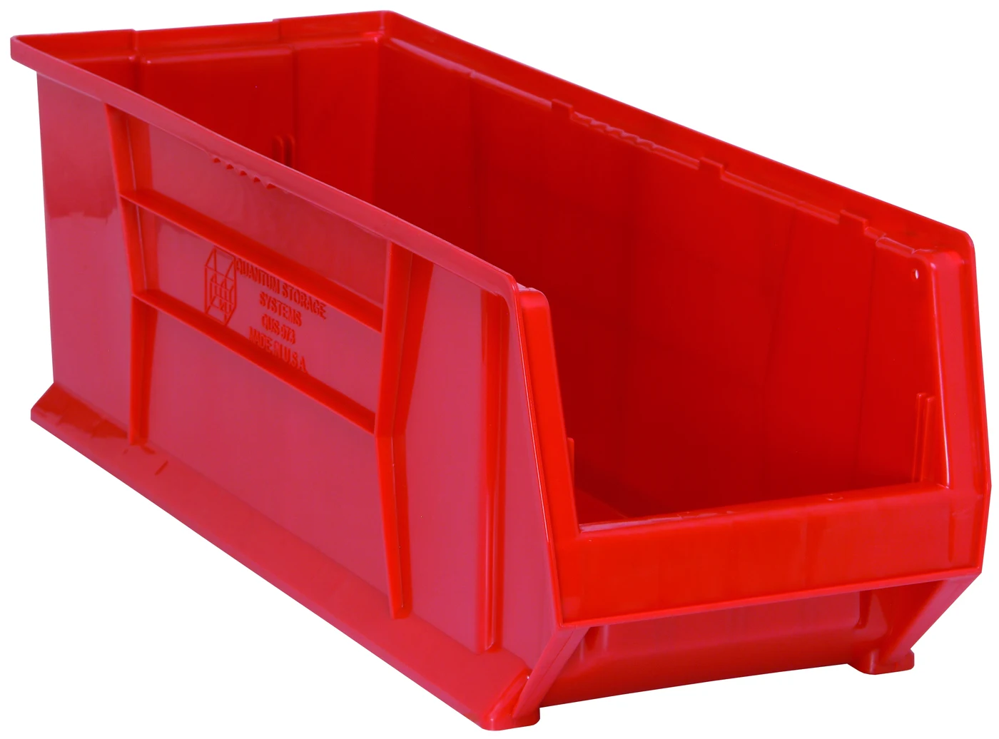 Quantum QUS973RDNB Hulk 30" Container, 29-7/8"L x 11"W x 10"H, Red