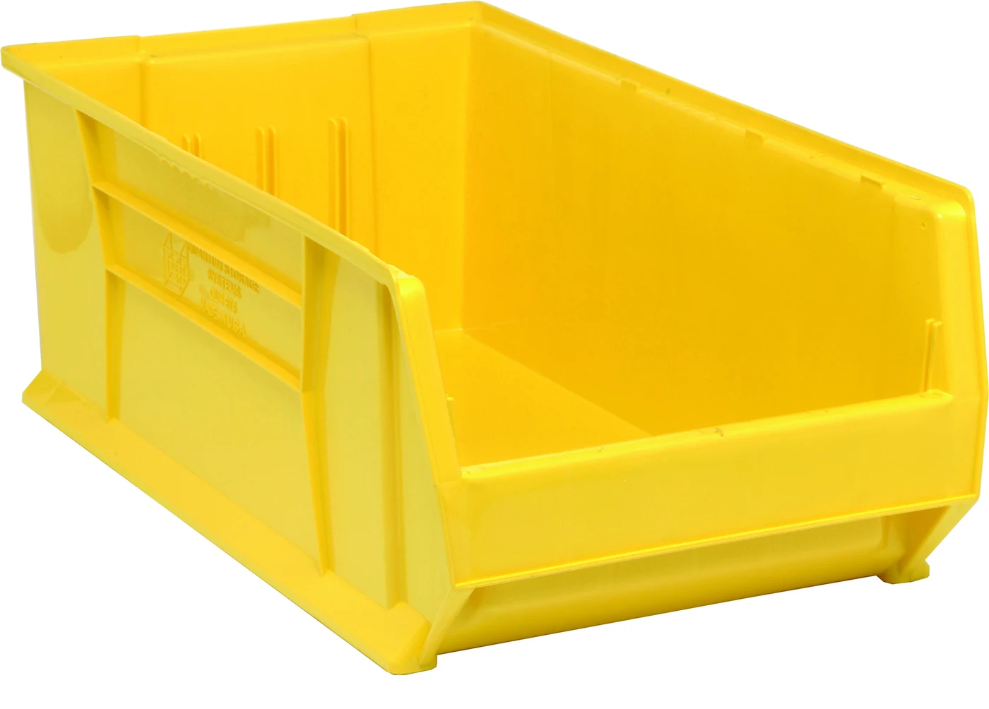 Quantum QUS974YL Hulk 30" Container, 29-7/8"L x 16-1/2"W x 11"H, Yellow