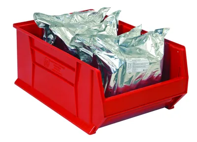 Quantum QUS975RDNB Hulk 30" Container, 29-7/8"L x 18-1/4"W x 12"H, Red — in use