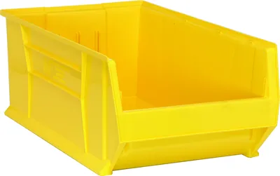 Quantum QUS975YLNB Hulk 30" Container, 29-7/8"L x 18-1/4"W x 12"H, Yellow