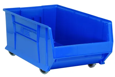 Quantum QUS985MOBBL Mobile Hulk 30" Container, 29-7/8"L x 18-1/4"W x 15"H, Blue
