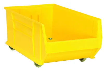 Quantum QUS985MOBYL Mobile Hulk 30" Container, 29-7/8"L x 18-1/4"W x 15"H, Yellow