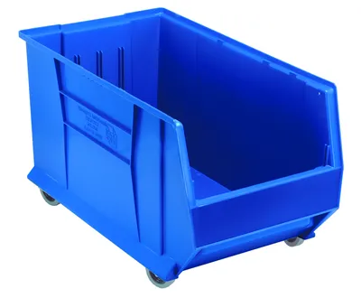 Quantum QUS986MOBBL Mobile Hulk 30" Container, 29-7/8"L x 16-1/2"W x 18"H, Blue