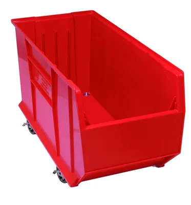 Quantum QUS994MOBRD Mobile Hulk 36"Container, 35-7/8"L x 16-1/2"W x 20-1/2"H, Red