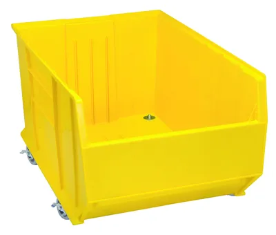 Quantum QUS998MOBYL Mobile Hulk 36"Container, 35-7/8"L x 23-7/8"W x 20-1/2"H, Yellow