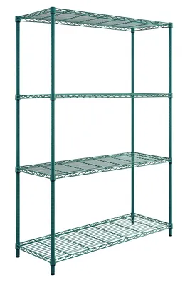 Quantum RWR72-1830LDP Convenient Shelving Unit Pack, 18"W x 30"D x 72"H, 300 lb capacity, Green