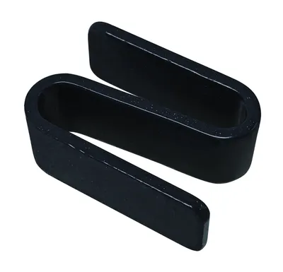 Quantum S-HOOKBK S-Hooks, Black, Pack of 8