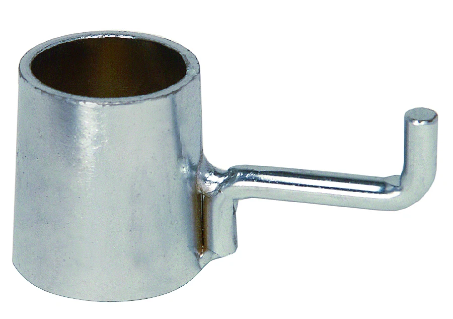 Quantum SCH1-5 Collar Hooks, Gray Metallic, Pack of 4