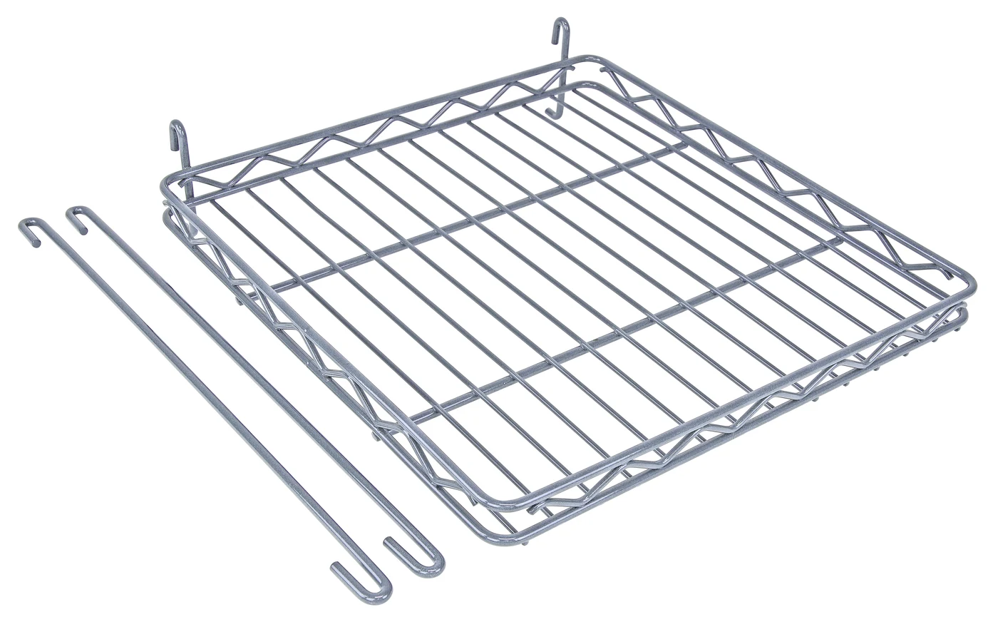 Quantum SG-S1616GY Store Grid Shelf, 16-1/2"W x 16-1/2"D, Gray