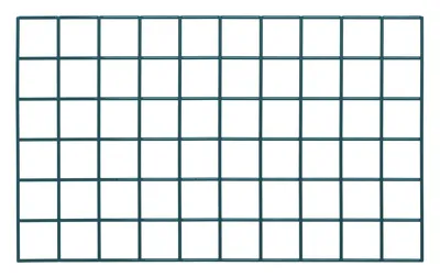 Quantum SG-1830P Store Grid Panel, 30"L x 18"W, Green